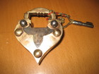 Heart Shape Brass Puzzle Lock